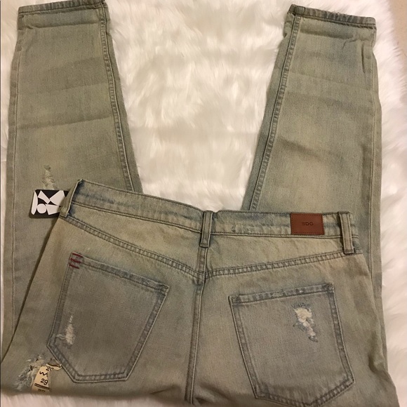 Sz 29W | BDG | Sage Green | Slim Boyfriend Denim 🔥 - Picture 6 of 15